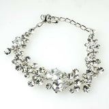 Iced Glam Prom Bracelet made w/ Swarovski Crystal Art Deco Wedding Bridal Jewels