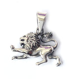 Leo .925 Solid Sterling Silver Horoscope Pendant Zodiac