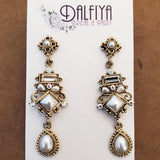 Victorian Costume Earrings for Bride or Prom