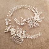 Bridal Hair Vine Wedding Comb Headpiece