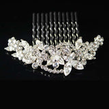 Butterfly Bridal Bride Wedding Hair Comb SNK Clear made with Swarovski Crystal
